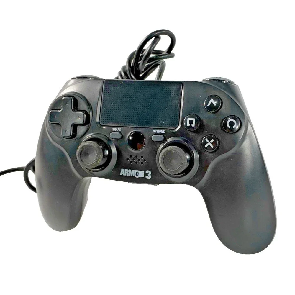 Armor 3 Black Wired USB Gaming Controller for PS4, PC, & MAC Tested